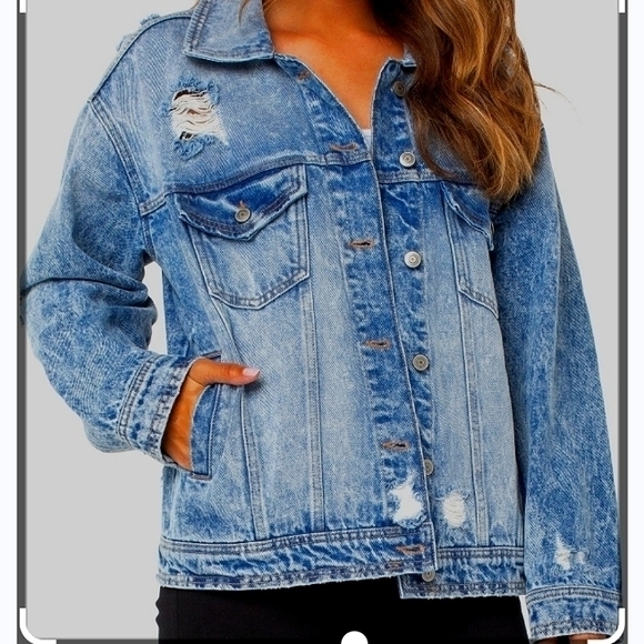 Celebrity Pink Jackets & Blazers - JEAN JACKET